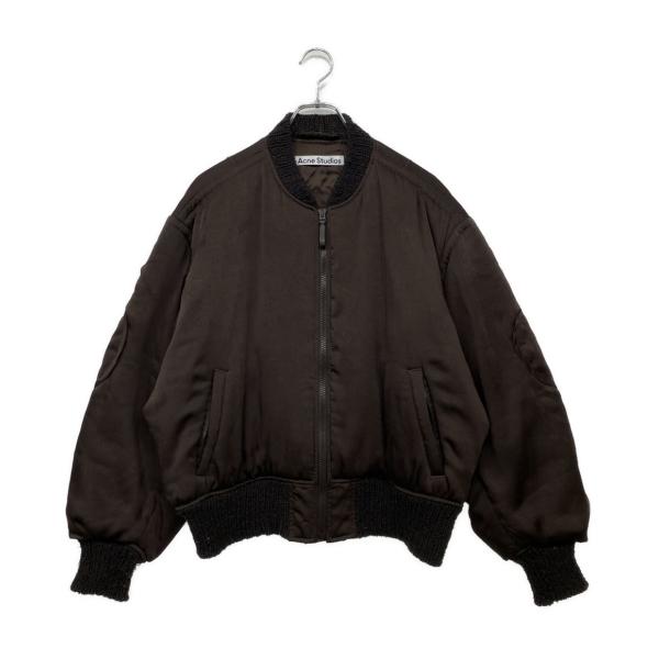 アクネステュディオス ボンバージャケット 中綿ブルゾン ブラウン