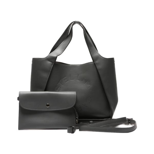 新品　Stella McCartney グレー ハンドバッグ　2way バッグ Stella McCartney（ステラ・マッカートニー） 新品同様 パンチング