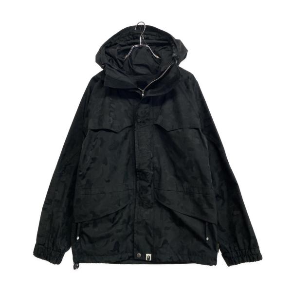 アベイシングエイプ マウンテンパーカー ブラック ゴアテックス メンズ