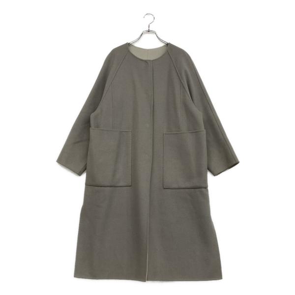 ADORE（アドーア） カシミヤ混ウールノーカラーコート レディース SIZE