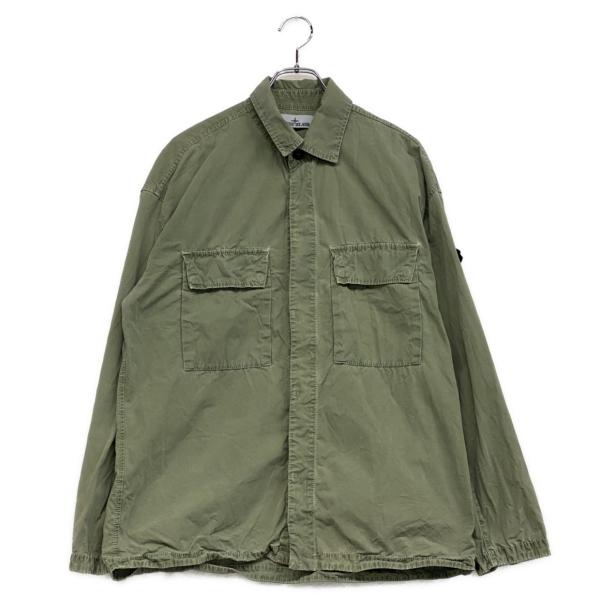 ストーンアイランド シャツジャケット 7815115WN オリーブ メンズ SIZE