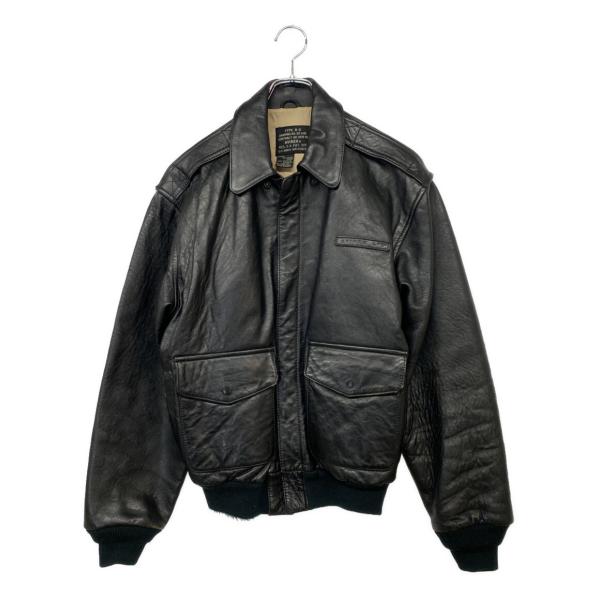 アヴィレックス レザージャケット A-2 ブラック メンズ SIZE XS AVIREX