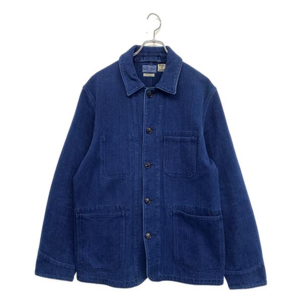 ブルーブルー デニム カバーオール ブランケット パーカー フード ブルーブルー デニム カバーオール ブランケット パーカー フード BLUE