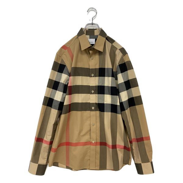 中古美品　バーバリーロンドン　長袖大柄ノバチェック　黒系　４０ BURBERRY LONDON バーバリーロンドン チェック柄 ジャケット 42