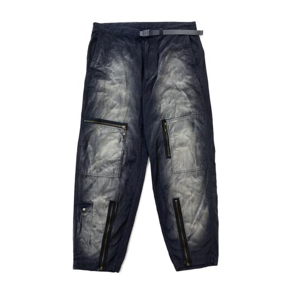 ノースフェイス パープルレーベル ペイズリー ナイロンパンツ XL 白 未使用 ノースフェイス パープルレーベル ペイズリー ナイロンパンツ XL