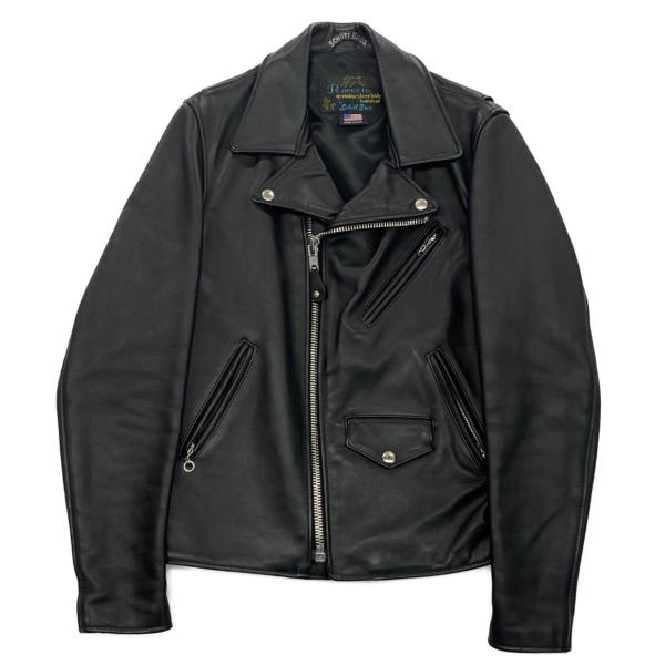 Schott ジャーナルスタンダード ライダースグレー 36 クリーニング済み ショット ジャーナルスタンダード セミダブルライダースジャケット