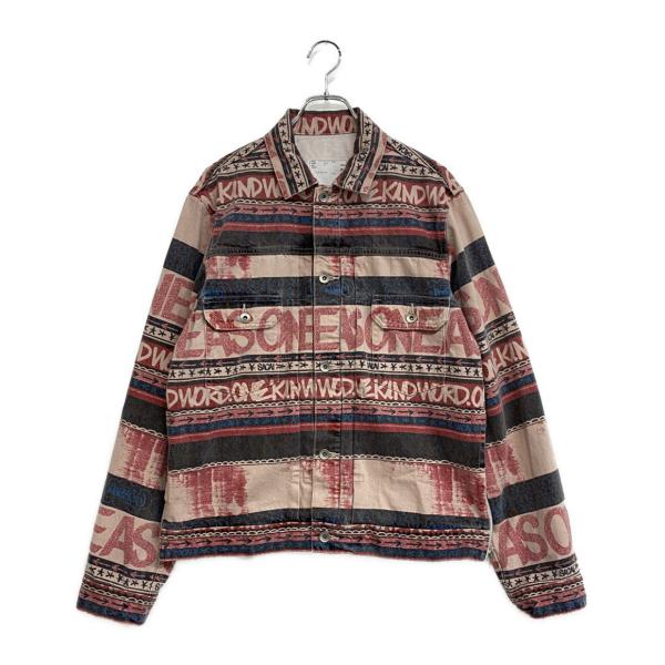 サカイ ブルゾン 総柄 Eric Haze Denim Blouson 23SS 23-02971M メンズ