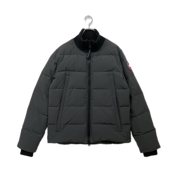 【極美品】カナダグース　トレーナー　オーバーサイズ　グレー　正規品 カナダグース ダウンジャケット WOOLFORD JACKET グレー メンズ SIZE M