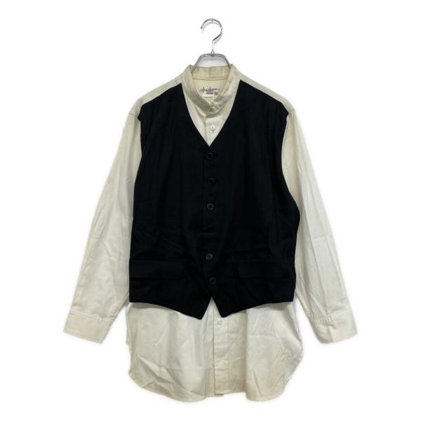 ヨウジヤマモトプールオム ドッキングシャツ 敗残兵期 08SS メンズ