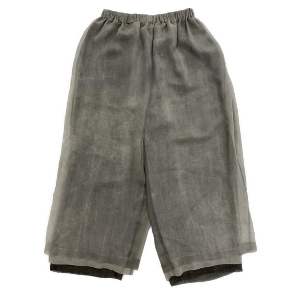 コムデギャルソン シースルーワイドパンツ グレー 90s メンズ SIZE S