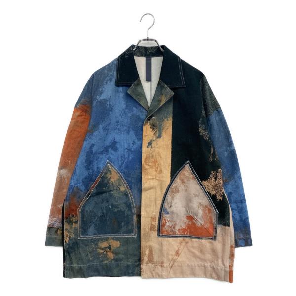 美品 シンヤコヅカ マルチカラージャケット 21AW 2102SK14 メンズ SIZE