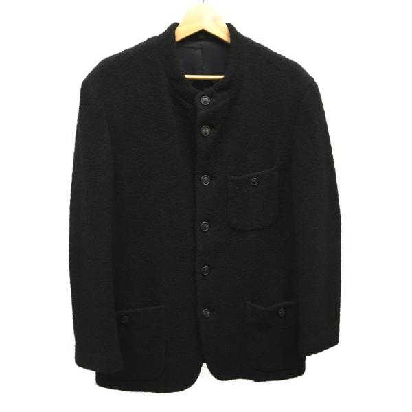 イッセイミヤケ メン パイルマオカラージャケット ブラック 97aw イッセイミヤケ メン パイルマオカラージャケット ブラック 97aw