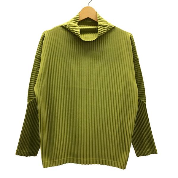 美品 オム プリッセ イッセイミヤケ 20aw プリーツハイネックロング 