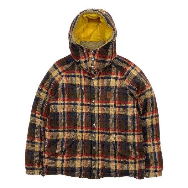 アベイシングエイプ ダウンジャケット HARRIS TWEED メンズ SIZE L A 