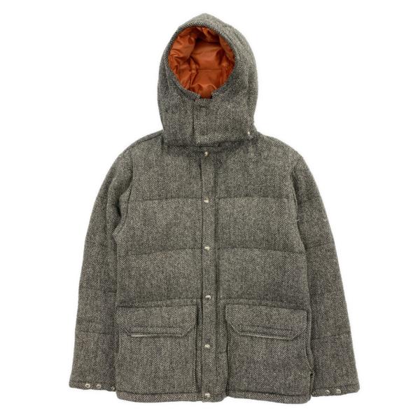 ザノースフェイスパープルレーベル ダウンジャケット ハリスツイード