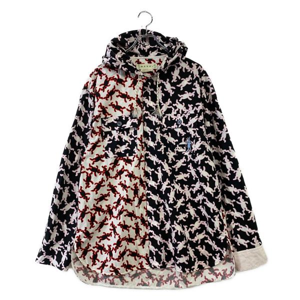 マルニ フーディ長袖シャツ DANCE BUNNY HOODED SHIRT 19ss メンズ