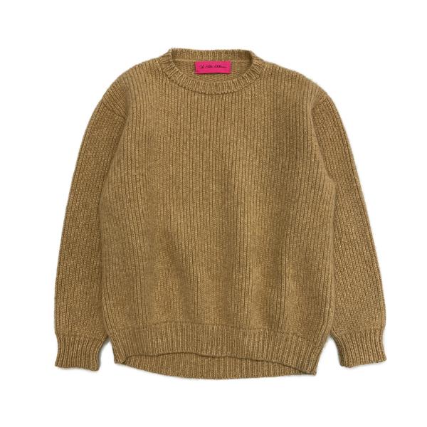 ✿ジ　エルダーステイツマン✿ベージュ フーディー　ユニセックス　カシミア混 ジ エルダーステイツマン カシミヤヘビーセーター メンズ SIZE S the