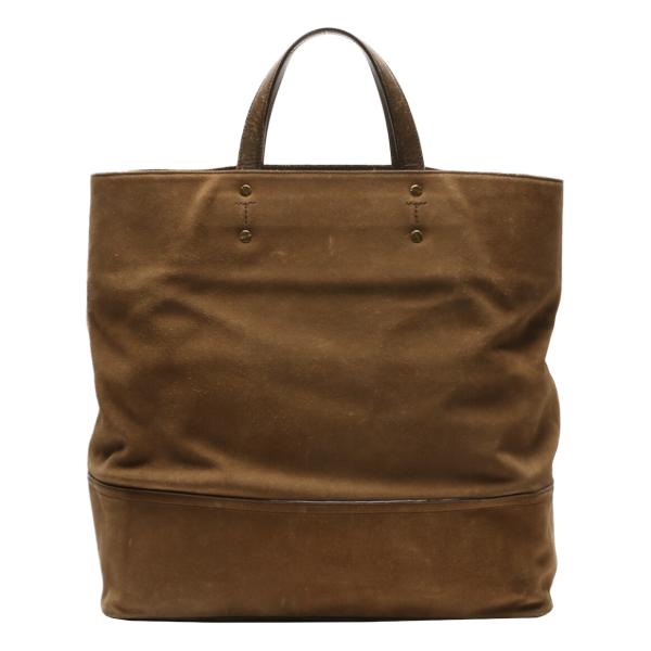 トムフォード トートバッグ スエード ブラウン メンズ TOM FORD 中古