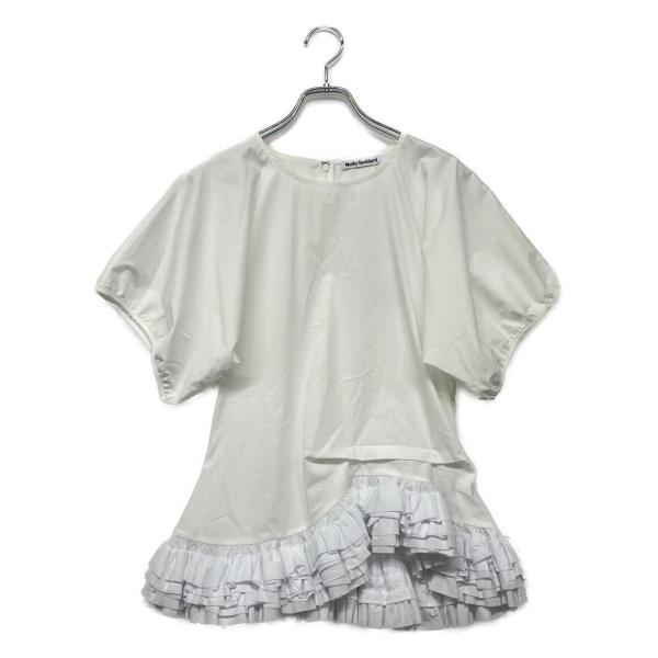 モリーゴダード　フリルトップス 美品 モリーゴダード カットソー フリル切替 レディース SIZE