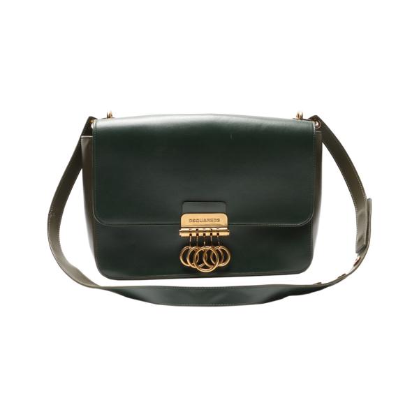 DSQUARED2 ディースクエアード ショルダーバック ディースクエアード ショルダーバッグ Shoulder Bag Green Big KEY