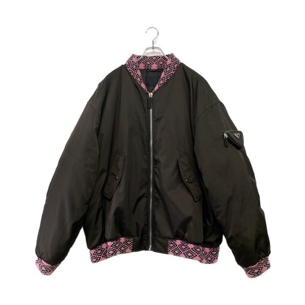 【定価62.4万】PRADA NYLON KNIT BOMBER COAT 定価62.4万】PRADA NYLON KNIT BOMBER COAT 定価62.4万】PRADA NYLON