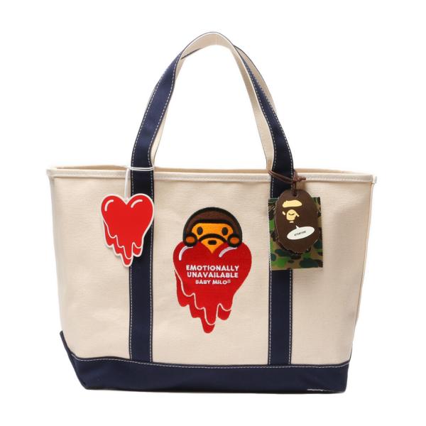 美品 アベイシングエイプ トートバッグ Baby MILO TOTE BAG メンズ A