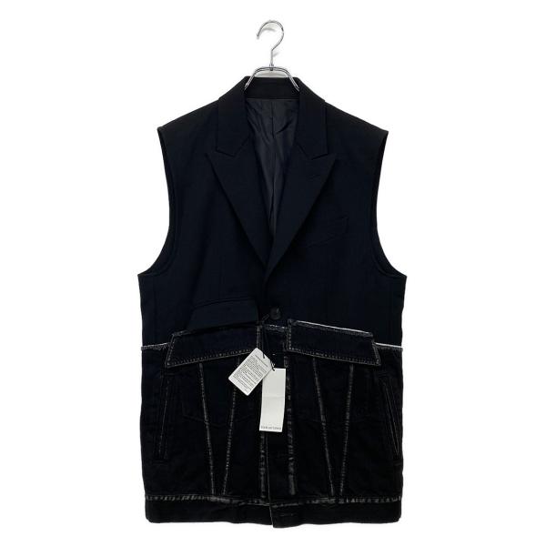 トップス sublations DENIM DOCKING TAILORED VEST 1 サブレーションズ ベスト DENIM DOCKING TAILORED VEST メンズ SIZE 2