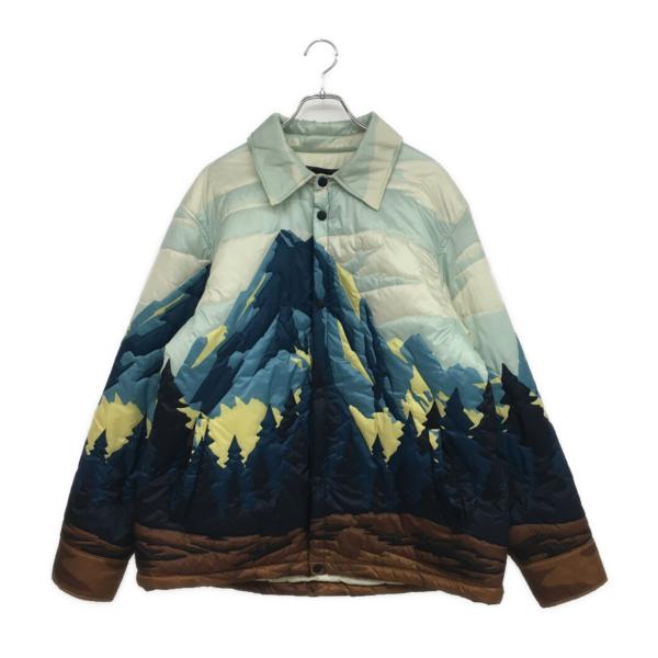 キス 中綿ジャケット Patchwork Brixton Puffed Shirt Jacket 23AW