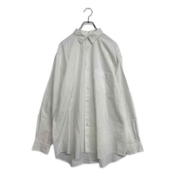 タグ付き　COMOLI x01-02001 長袖L/S コモリシャツ　size2 コモリ 長袖シャツ コットン 23SS X01-02001 メンズ SIZE 4