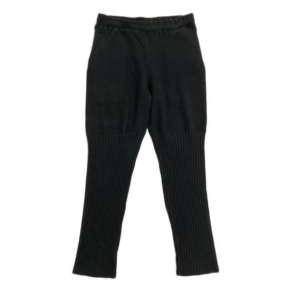 オム プリッセ イッセイミヤケ パンツ RUSTIC KNIT PANTS 24SS