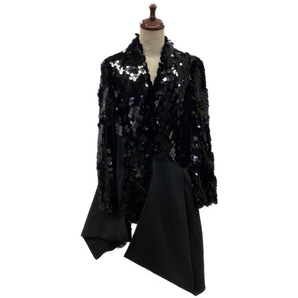 ☆美品☆コムデギャルソン　ショートジャケット　スパンコール　ボルドー　ゴスロリ hugall_8701116820