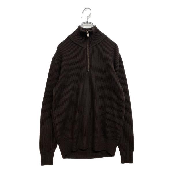 nonnative / DWELLER HALF ZIP SWEATER/セーター(厚手)/O/ウール/ブラック/NN-K4503 美品 ノンネイティブ 長袖ニット ハーフジップ DWELLER HALF ZIP