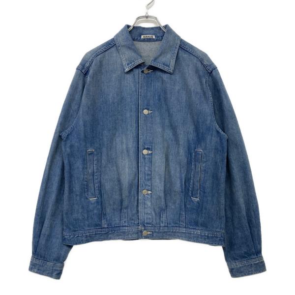 オーラリー デニムジャケット Selvedge Faded Light Denim A25SB01DE