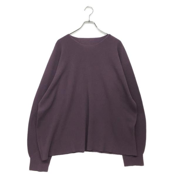オムプリッセ イッセイミヤケ ニット パープル サイズ1 紫色 homme 中古・古着通販】HOMME PLISSE ISSEY MIYAKE (オムプリッセ イッセイ