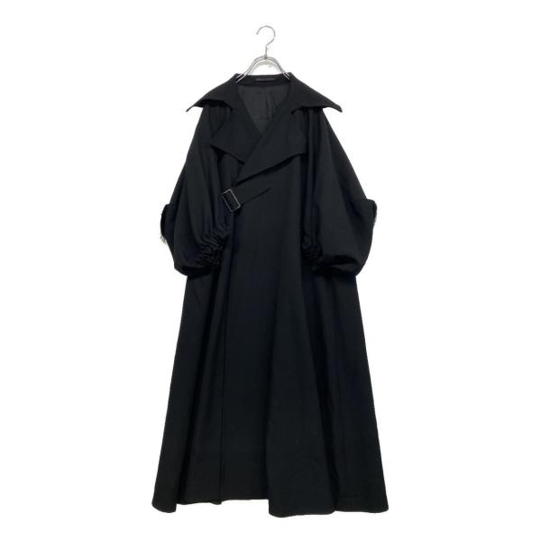 ヨウジヤマモトプールオム 21aw アーミーギャバジン ロングモッズコート 3825d050018-2.jpg