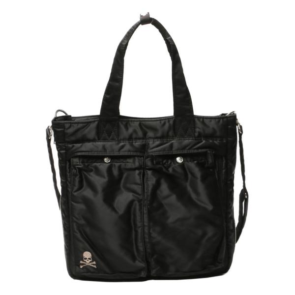 ポーター マスターマインド トートバッグ ドクロ刺繍2WAY TANKER