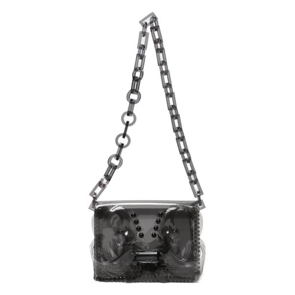 マメクロゴウチ ショルダーバッグ Transparent Sculptural Mini Chain