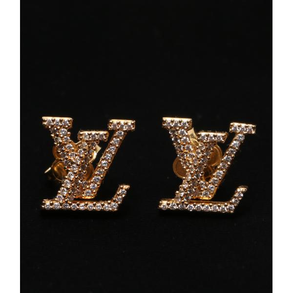 ルイヴィトン ロゴ ピアス 00609 ゴールド レディース LOUIS VUITTON