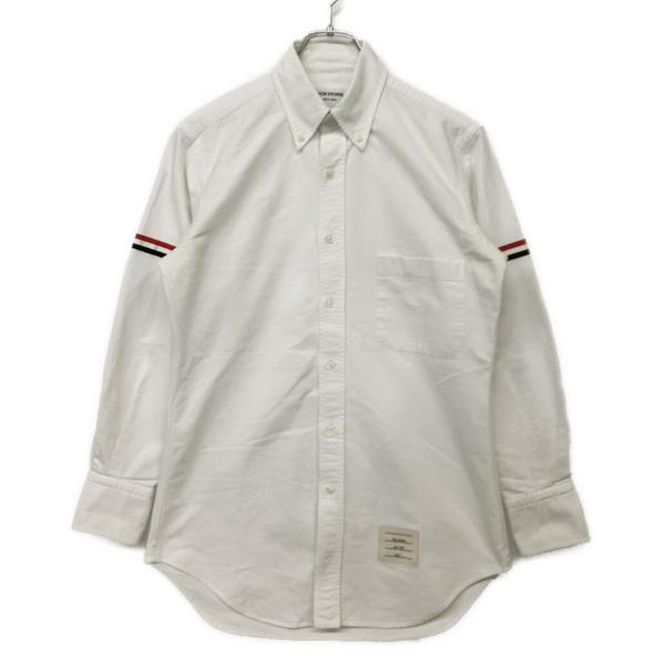 トムブラウン トリコロール ボタンダウンシャツ メンズ SIZE 1 THOM