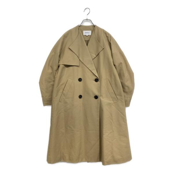 ENFOLD（エンフォルド） 中綿ノーカラーオーバーコート 300CS330-0720