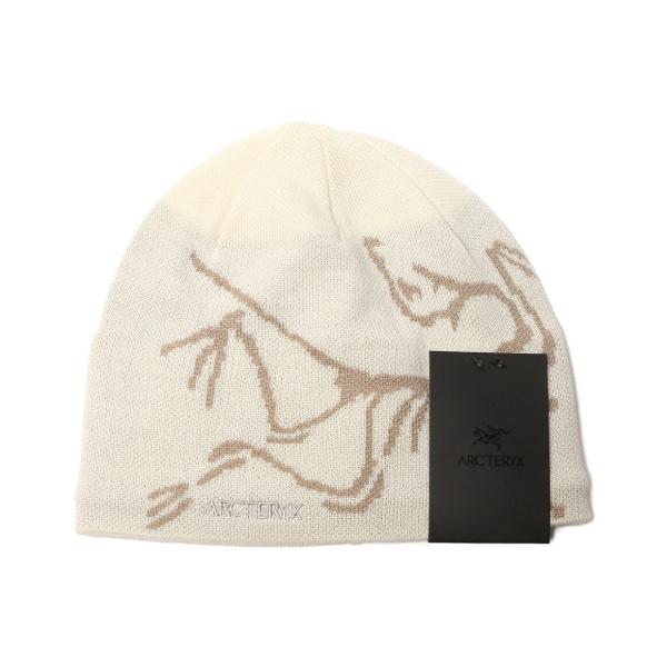 美品 ARC'TERYX アークテリクス スカル デザイン ニット帽 ビーニー ARC'TERYX（アークテリクス） 美品 ニット帽 bird head toque white