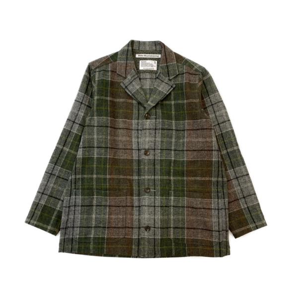 ホワイトマウンテニアリング ジャケット ウールチェック 18AW
