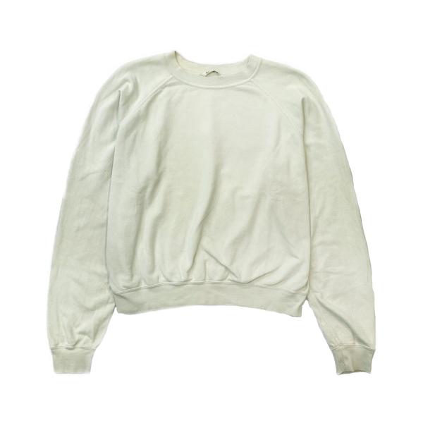 オーラリー スウェット カシミヤ混 ラグラン レディース SIZE 1