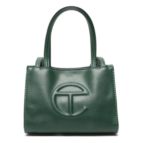 Telferテルファーショルダートートバックグリーン(ラージ) 美品 テルファー ショルダーバッグ SMALL SHOPPER DO DARK OLIVE
