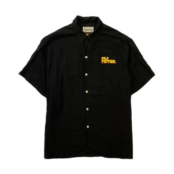 PULP FICTION 総柄 シャツ LAZY'STAR 半袖 XL 古着 PULP FICTION 総柄 シャツ LAZY'STAR 半袖 XL 古着