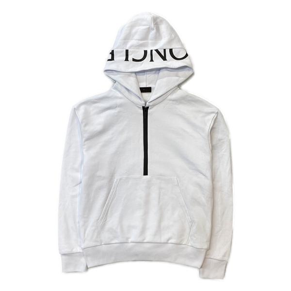 MONCLERサイズM Half Zip Hoodie ハーフジッププルオーバー