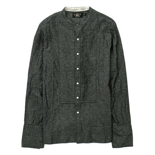【美品】ダブルアールエル オープンカラー 長袖シャツ M ダブルアールエル RRL シャツ 長袖 オープンカラー オンブレ