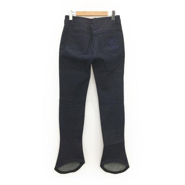 シャネル Size 34 Xs以下 美品 ココマーク刺繍 レディース デニムパンツ Chanel 08p 当店は最高な サービスを提供します