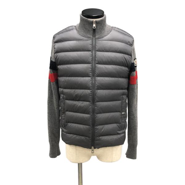 モンクレール ニット切り替え ダウンジャケット メンズ SIZE S (S