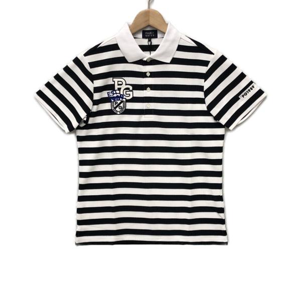 パーリーゲイツ　メンズ　ポロシャツ　半袖　サイズ4 美品 美品 パーリーゲイツ 半袖ポロシャツ メンズ SIZE 4 (M) PEARLY